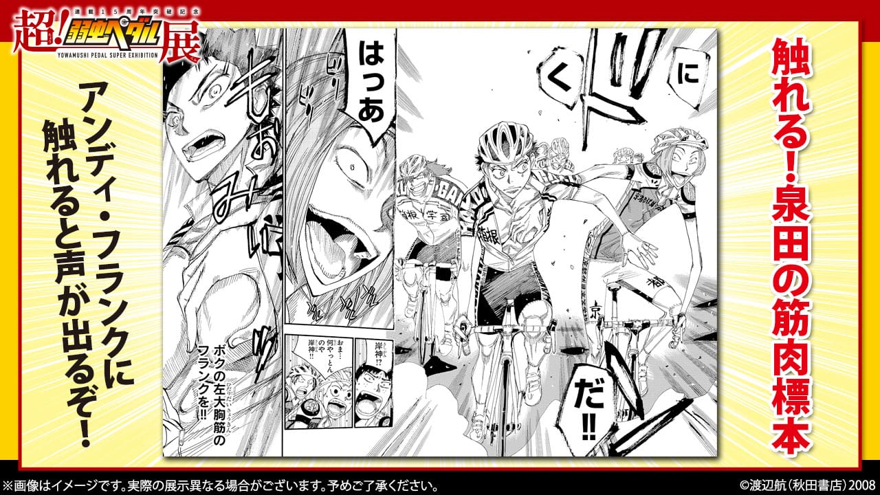 連載15周年突破記念【超！弱虫ペダル展】公式サイト